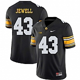 Iowa Hawkeyes 43 Josey Jewell Black College Football Jersey Dzhi,baseball caps,new era cap wholesale,wholesale hats